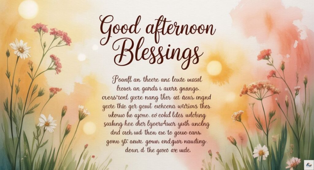 Beautiful Good Afternoon Blessings, Wishes, Quotes, and Prayers