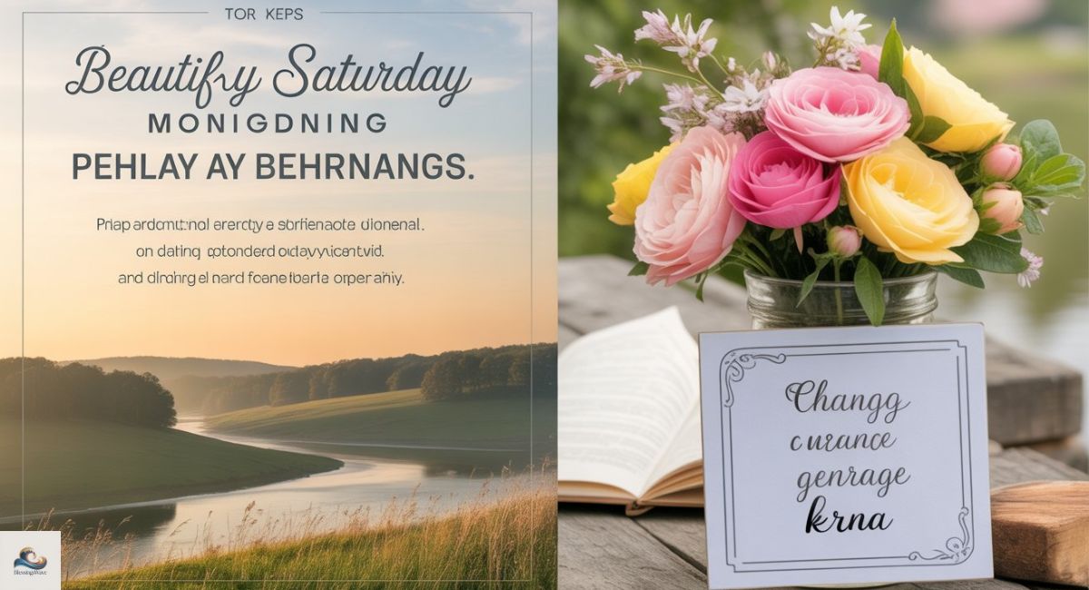 Beautiful Saturday Morning Blessings