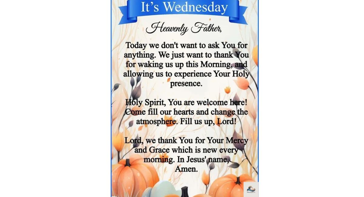Powerful Wednesday Morning Prayers